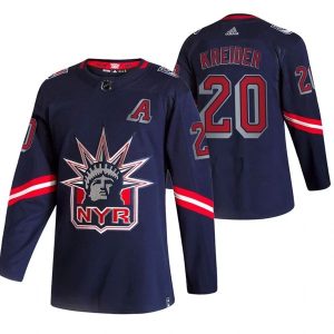 New York Rangers Trikot Chris Kreider 20 2022 Reverse Retro Navy Authentic